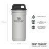 Набор стопок Stanley Adventure, 59 мл, белый 10-01705-037